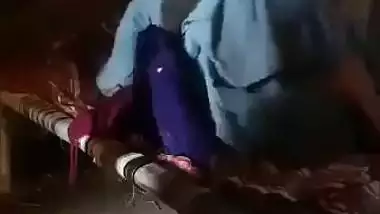 Desi xxx chudai of a dehati couple in a barn