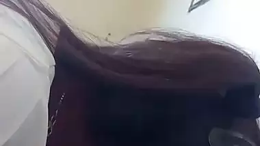 A 19-year-old GF gives an Indian blowjob to BF