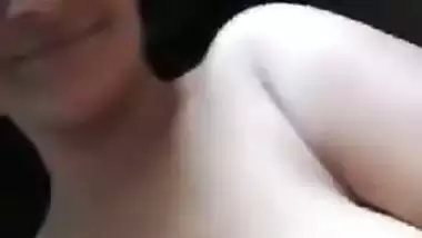 Big boobed Indian aunty naked solo