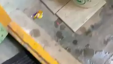 Telugu mom naked in bathroom caught by son viral MMS